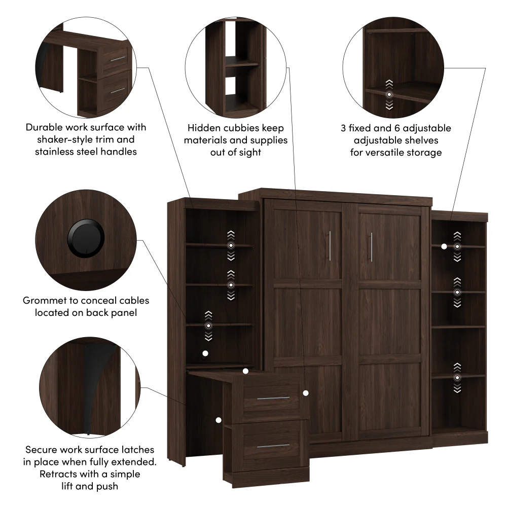 Murphy Bed with Desk - Image 149