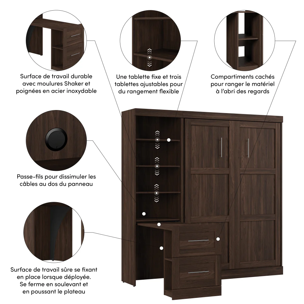 Murphy Bed with Desk - Image 24