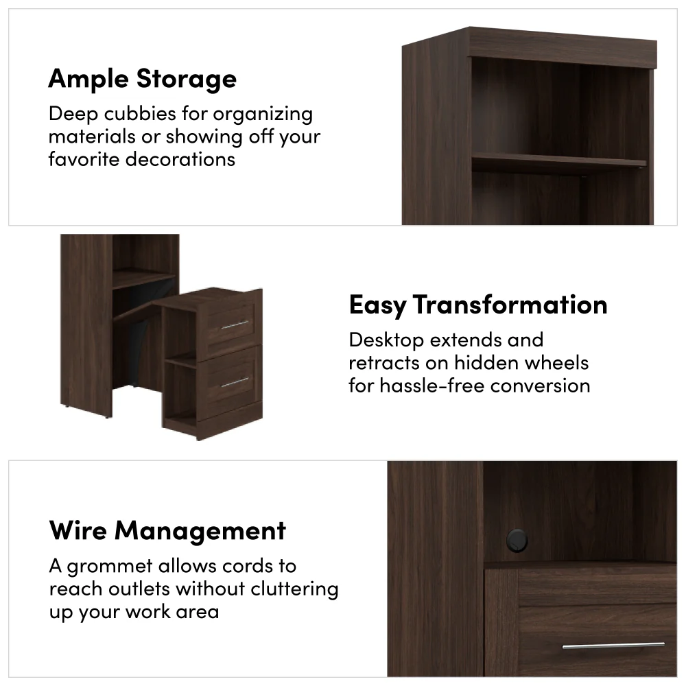 Murphy Bed with Desk - Image 44