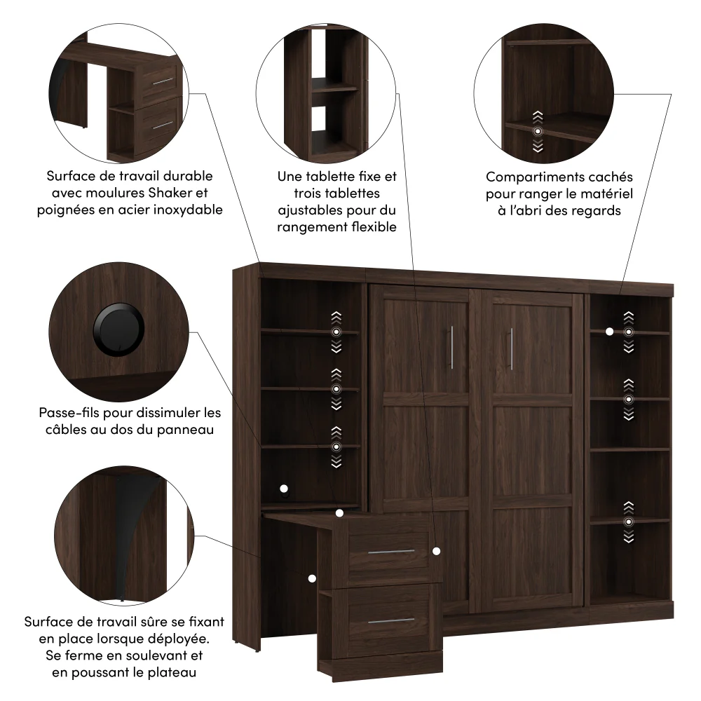 Murphy Bed with Desk - Image 50