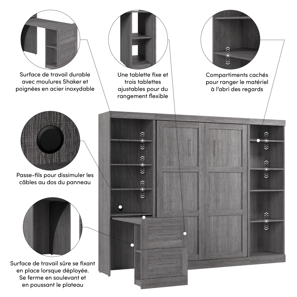 Murphy Bed with Desk - Image 76