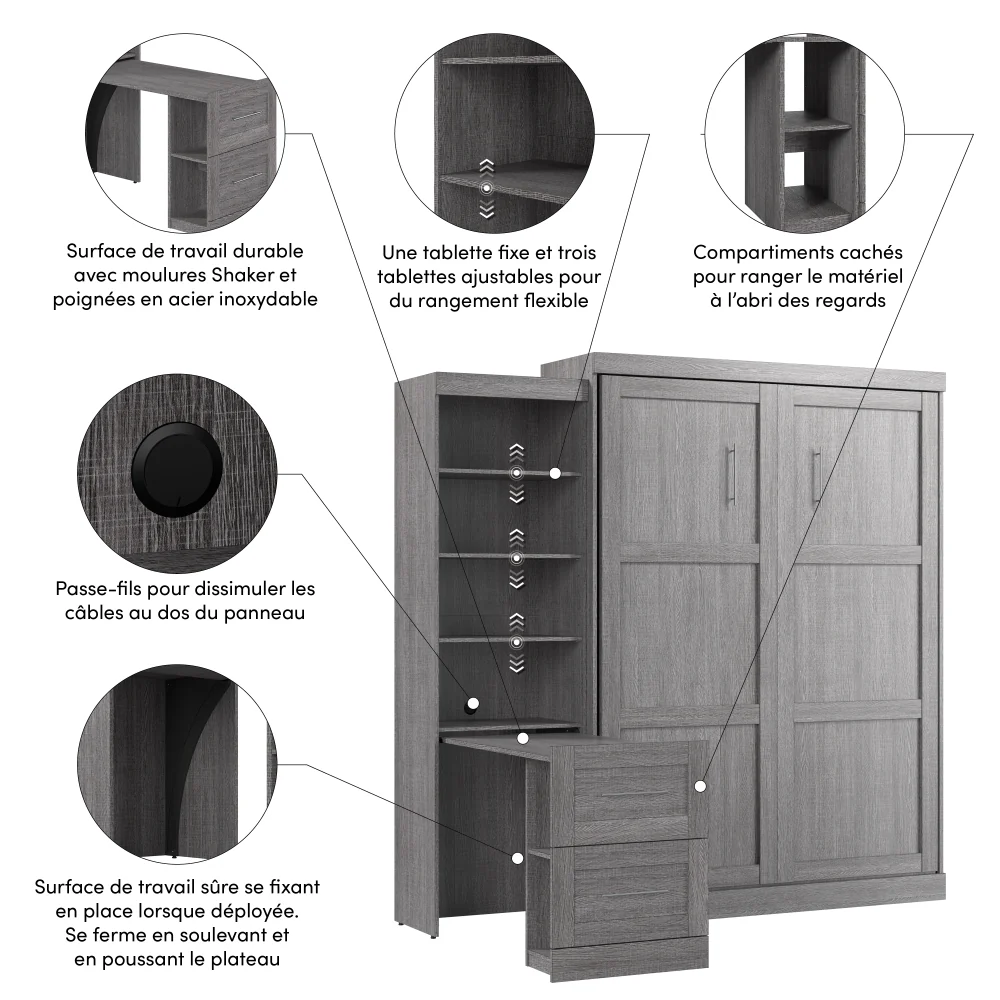 Murphy Bed with Desk - Image 89