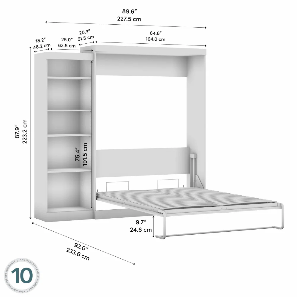 Murphy Bed with Storage Tower - Image 144