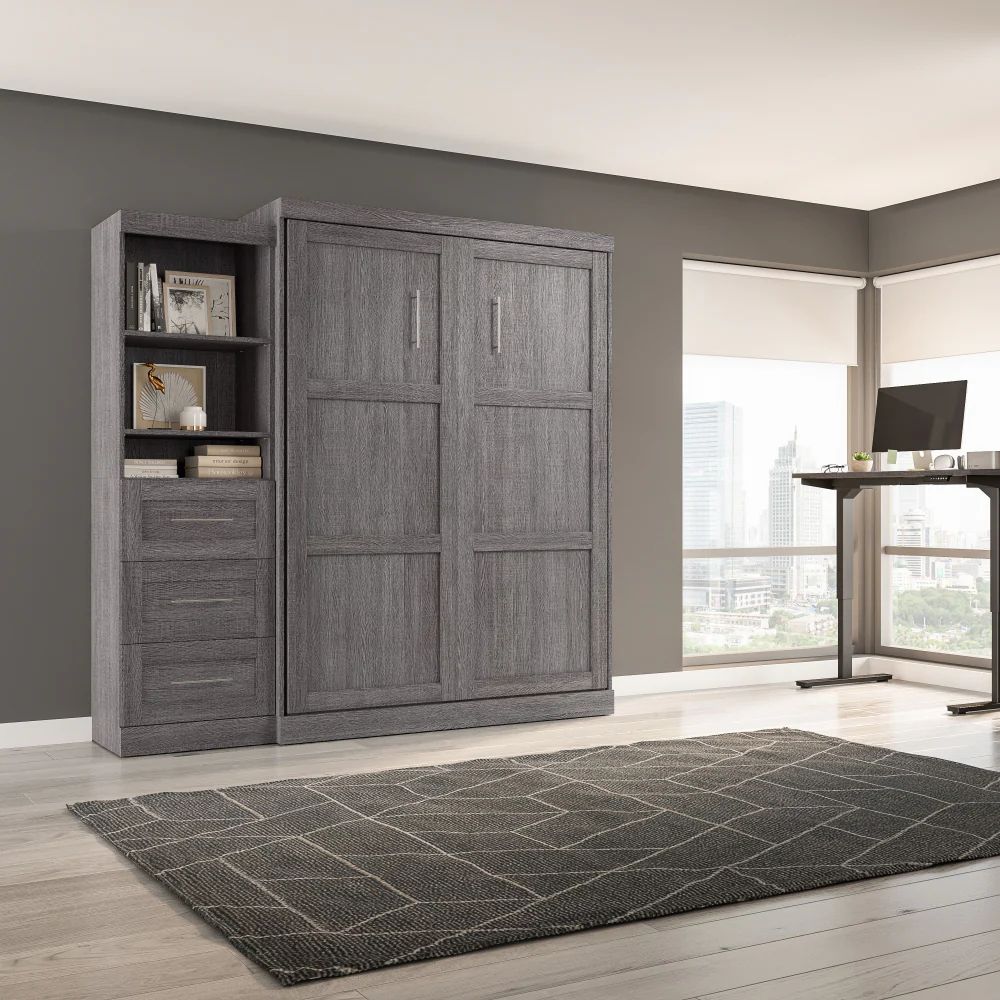 Murphy Bed with Storage Tower - Image 148