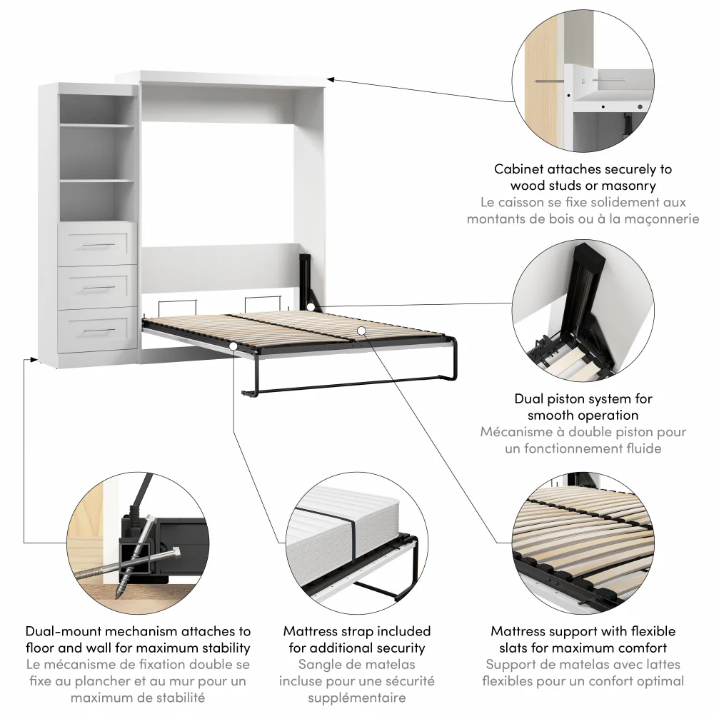 Murphy Bed with Storage Tower - Image 162
