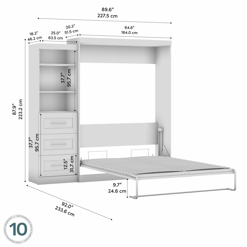 Murphy Bed with Storage Tower - Image 164