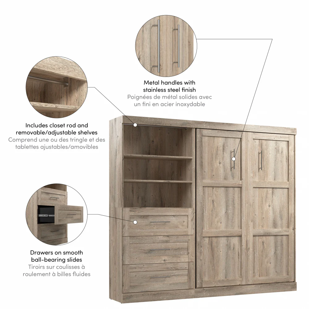 Murphy Bed with Storage Tower - Image 72
