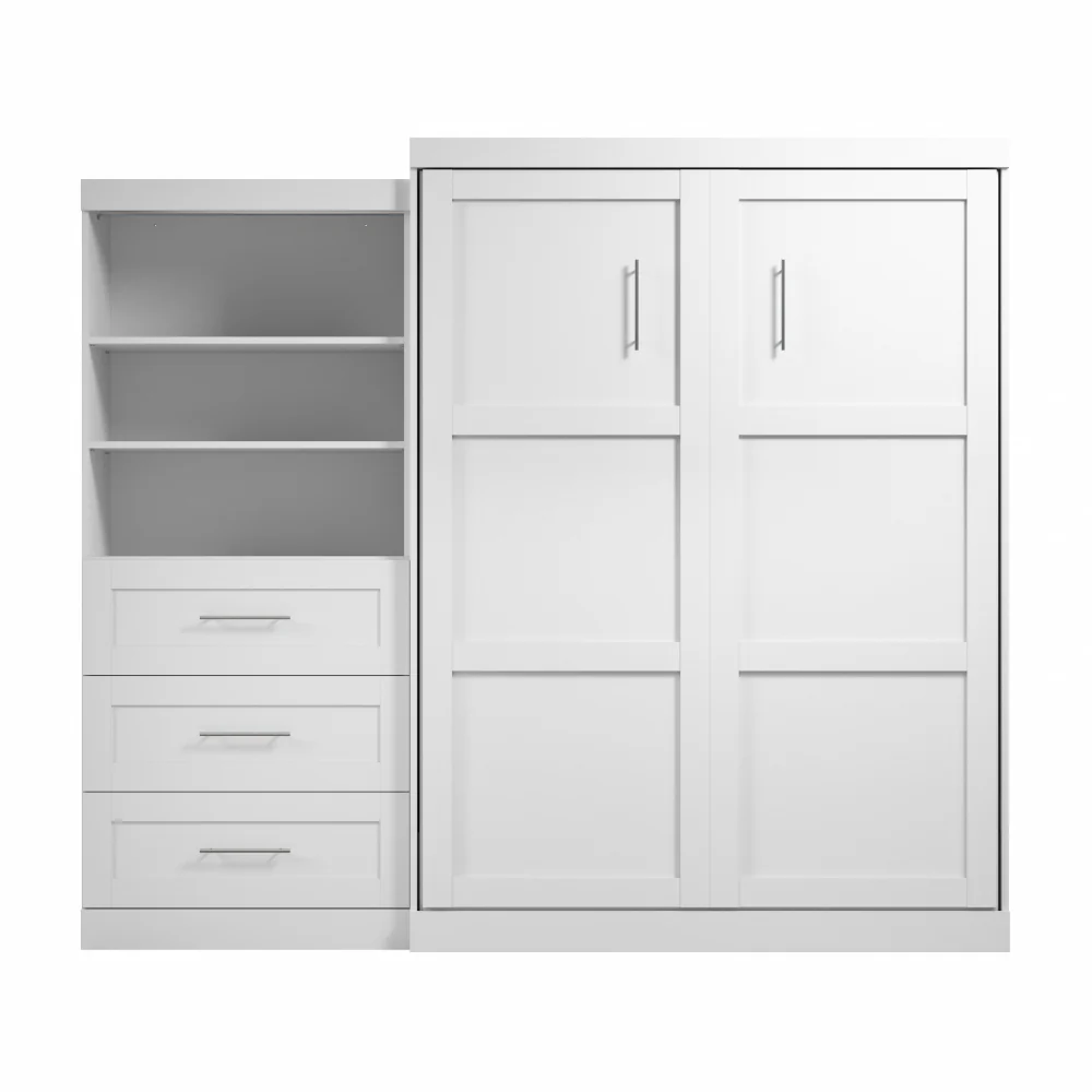 Murphy Bed with Storage Cabinet and Drawers - Image 3