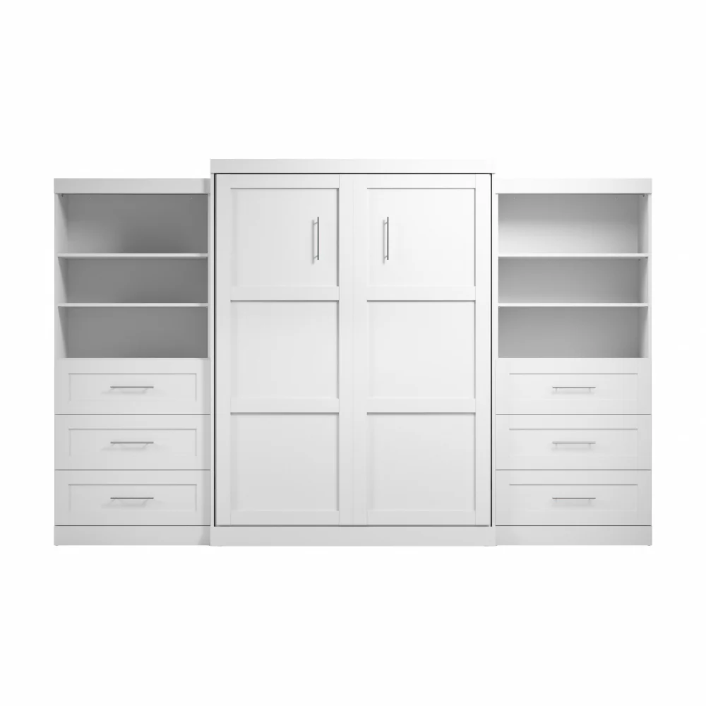 Murphy Bed with Storage Cabinet and Drawers - Image 30