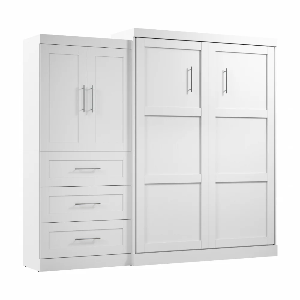 Murphy Bed with Storage Cabinet and Drawers - Image 37