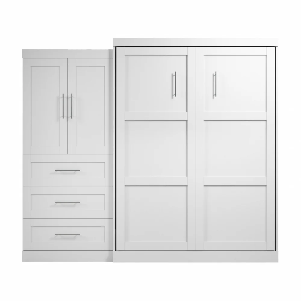 Murphy Bed with Storage Cabinet and Drawers - Image 39