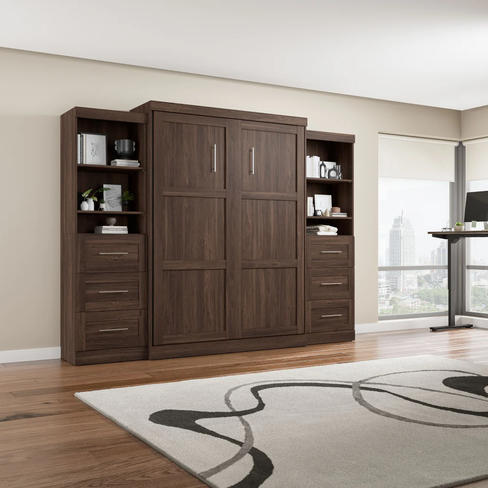 Murphy Bed with Storage Towers - Image 124