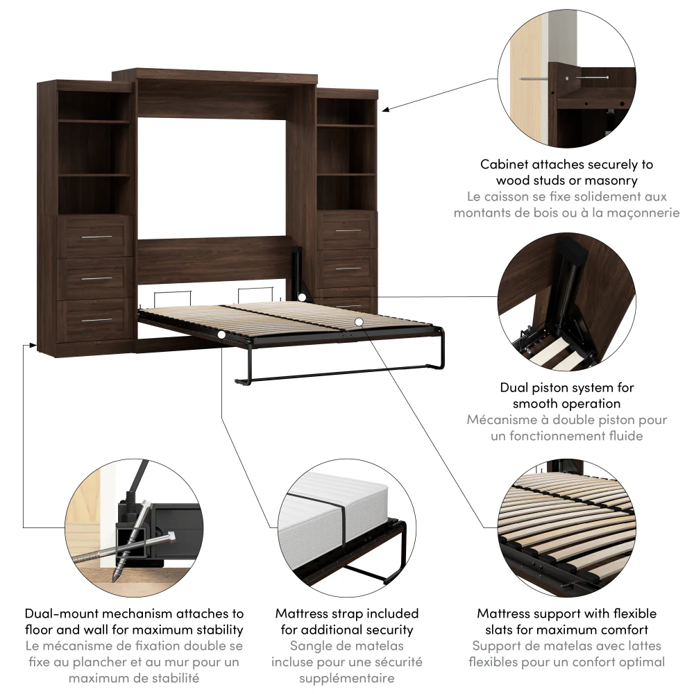 Murphy Bed with Storage Towers - Image 128