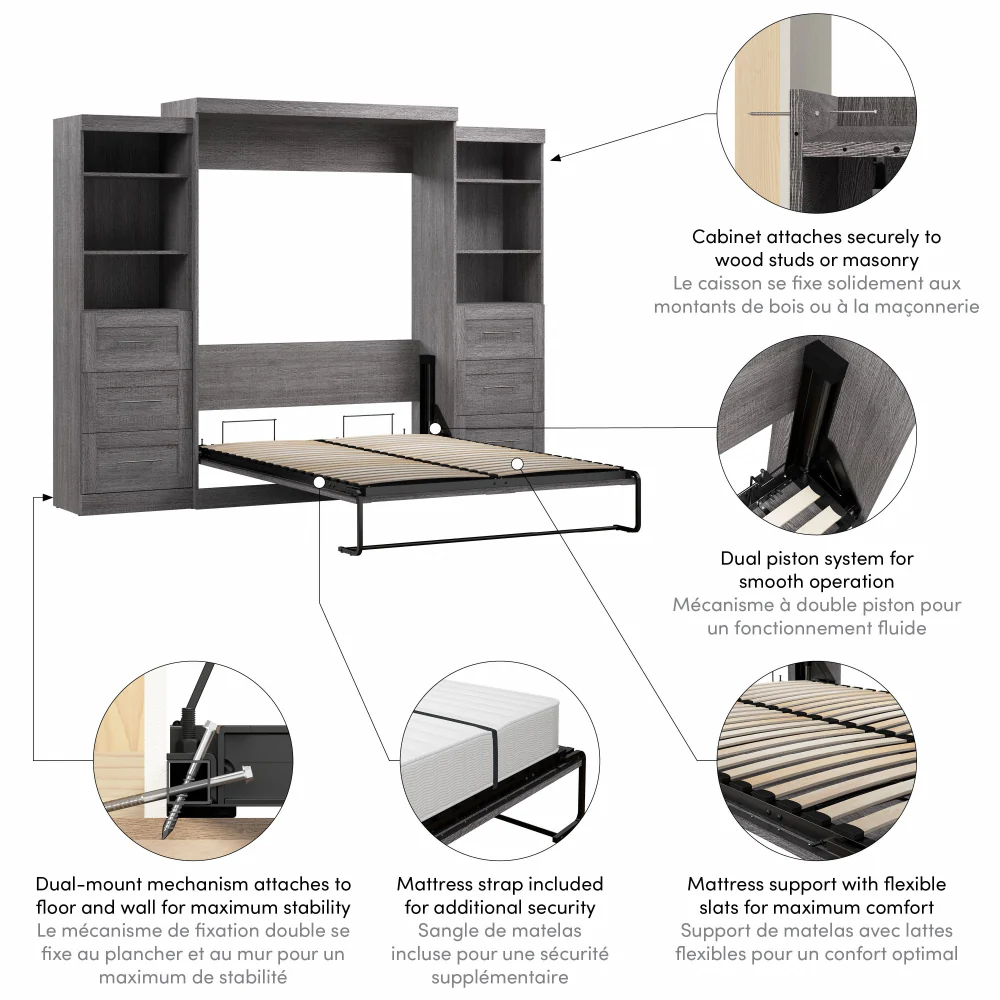 Murphy Bed with Storage Towers - Image 138