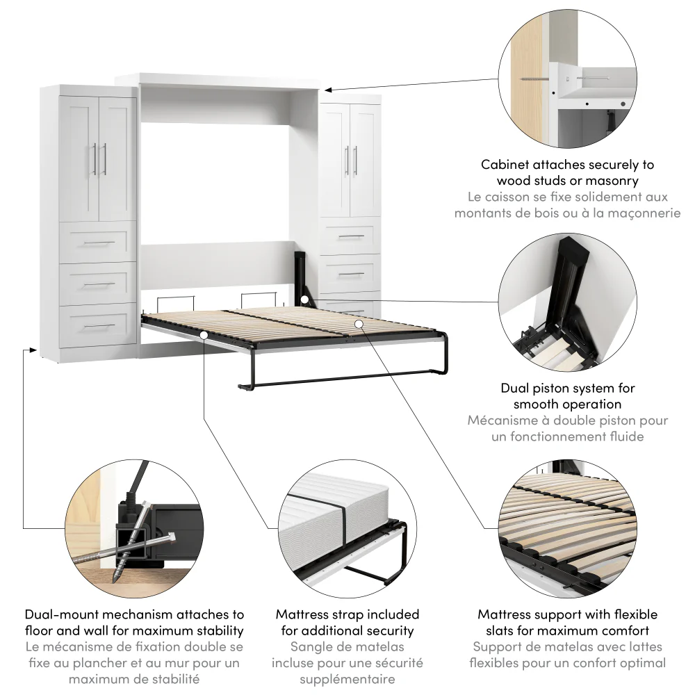Murphy Bed with Storage Towers - Image 18