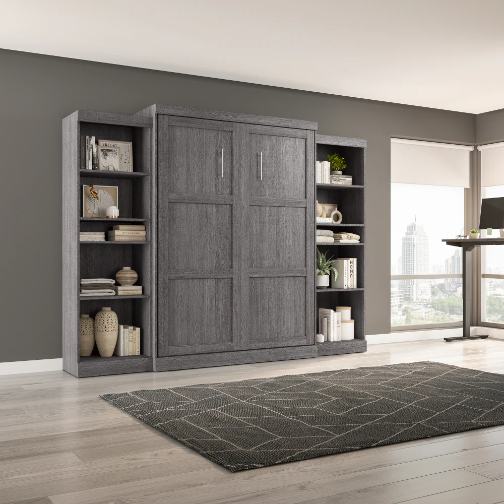 Murphy Bed with Storage Towers - Image 44