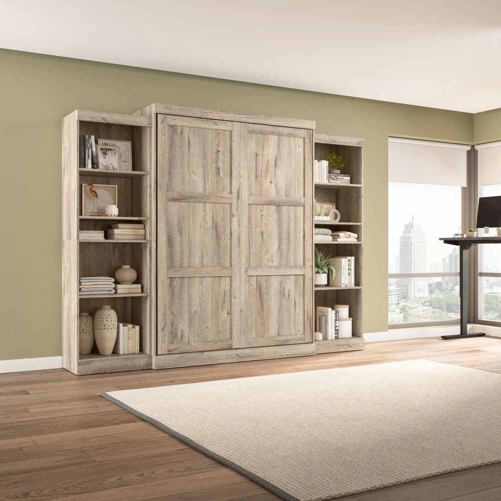 Murphy Bed with Storage Towers - Image 54