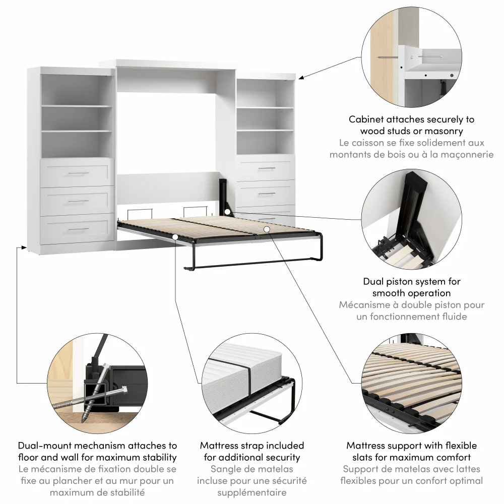 Murphy Bed with Storage Towers - Image 68