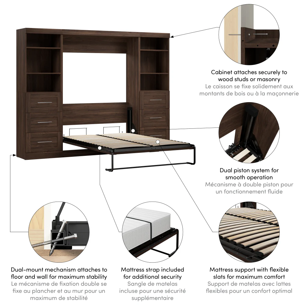 Murphy Bed with Storage Towers - Image 78