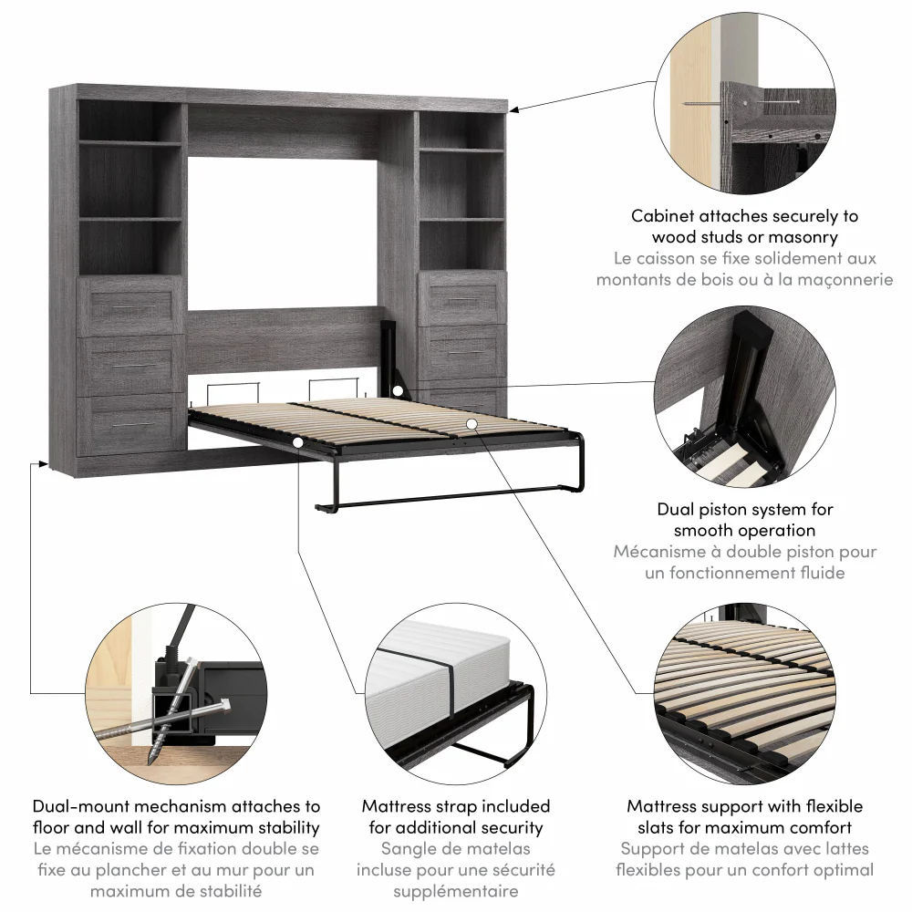 Murphy Bed with Storage Towers - Image 88