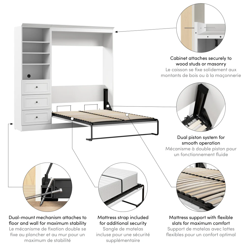 Murphy Bed with Storage Tower - Image 68