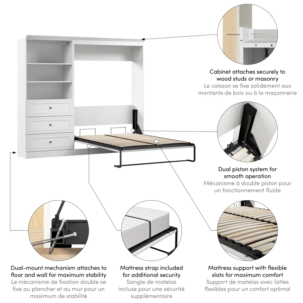 Murphy Bed with Storage Tower - Image 8