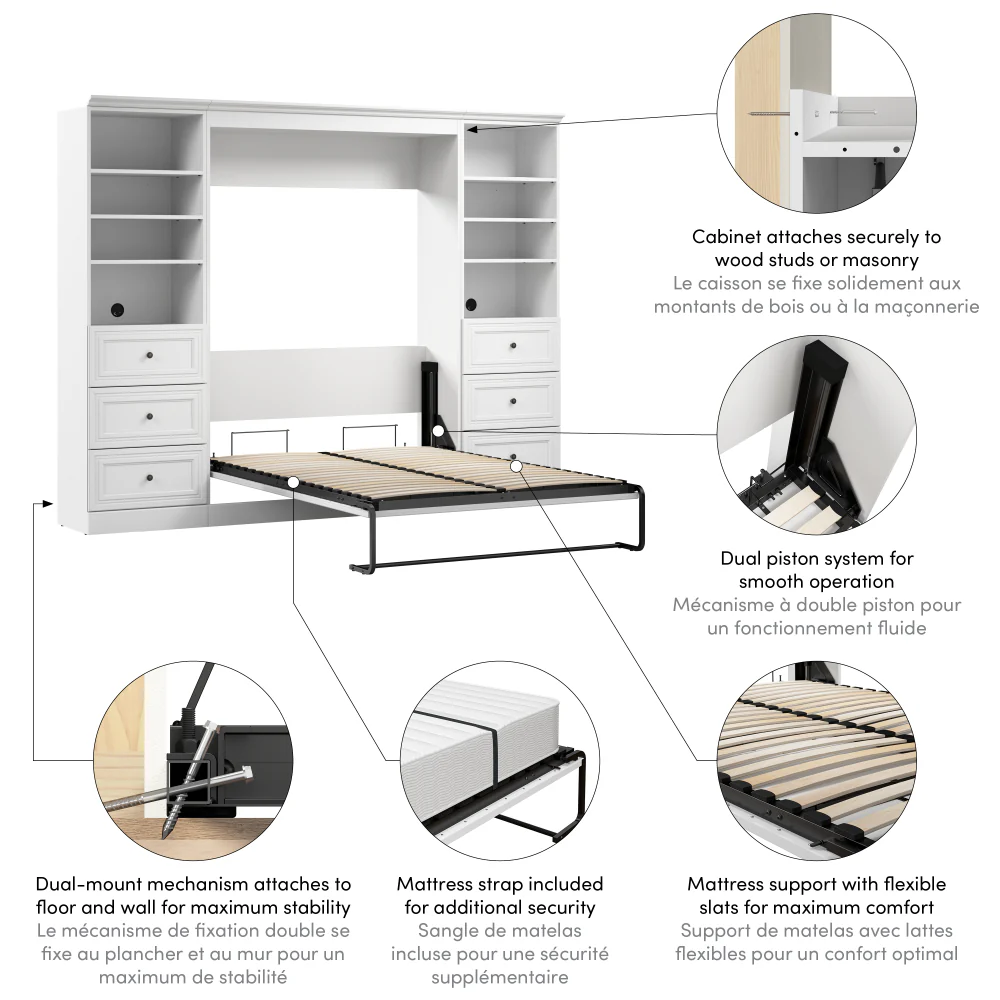 Murphy Bed with Storage Towers - Image 47